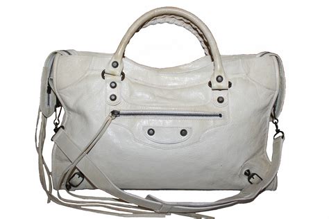 balenciaga town bag ivory